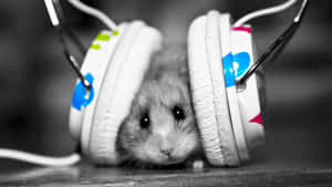 Gerbil Listeningto Music Wallpaper