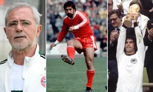 Gerd Muller In Different Age Collage Wallpaper