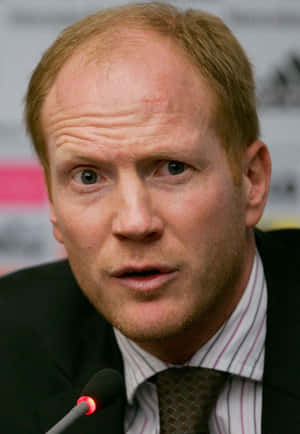 German Football Personality Matthias Sammer Close Up Wallpaper