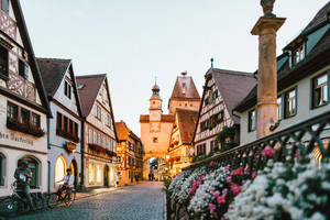 Germany Gernsbach Town Wallpaper