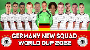 Germany National Football Team 2022 World Cup Wallpaper