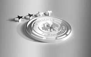Germany National Football Team 3d Logo Wallpaper