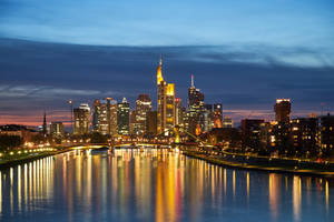 Germany's Cityscape Lights Wallpaper