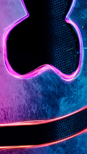 Get A Bright New Look With The Marshmallo Neon Iphone Wallpaper