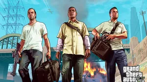 Get A Riot Of Fun With Rockstar Games' Gta 5 Wallpaper
