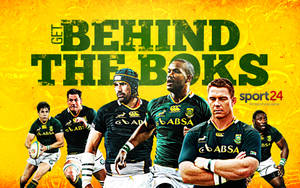 Get Behind The Boks Rugby Wallpaper