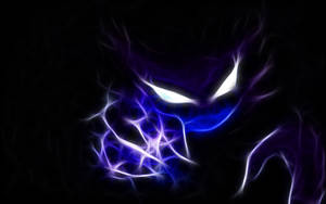 Get Cool With A Purple Ghost Wallpaper