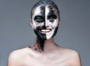 Get Creative And Make A Spooky Statement With Halloween Face Paint! Wallpaper