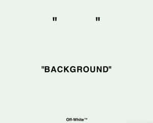 Get Creative With The Off-white Ipad Wallpaper