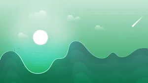 Get Creative With This Pastel Green Aesthetic Laptop Wallpaper