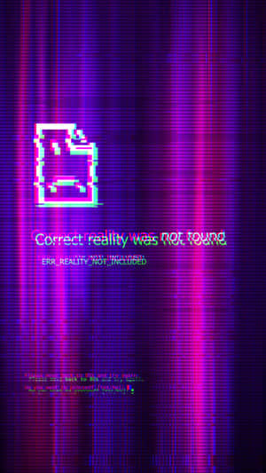 Get Glitchy With This Fun, Cartoon-inspired Aesthetic Wallpaper