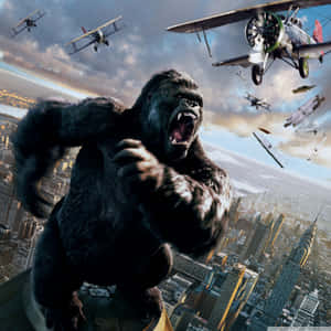 Get Immersed In The Action Of King Kong In 4k Wallpaper