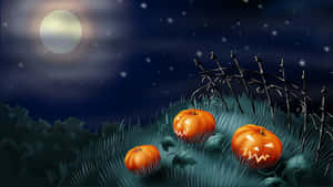 Get In The Halloween Spirit With This Festive Wallpaper Wallpaper