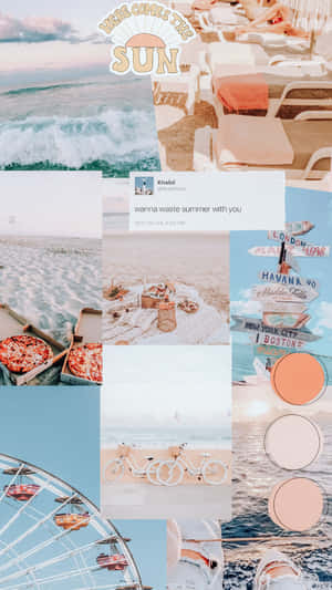 Get Inspired With This Summer Aesthetic Laptop Wallpaper, And Make This Season The Best One Yet! Wallpaper