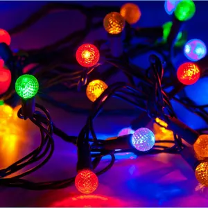 Get Into The Christmas Spirit And Light Up Your Home With This Fun And Vibrant Christmas Lights Aesthetic. Wallpaper