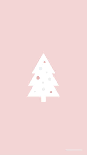 Get Into The Festive Spirit With This Beautiful Pink Christmas Tree! Wallpaper