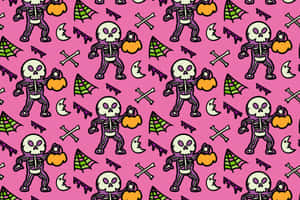 Get Into The Halloween Spirit With Spooky Skeleton Costumes Wallpaper