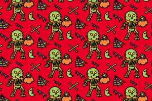 Get Into The Halloween Spirit With These Stylish Skeleton Costumes! Wallpaper