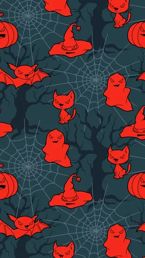 Get Into The Halloween Spirit With This Cute Phone! Wallpaper