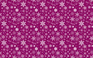 Get Into The Spirit Of Christmas With This Pattern Of Red And Green Ornaments And Snowflakes! Wallpaper