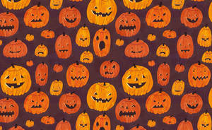 Get Into The Spooky Spirit With This Halloween-themed Pc Background! Wallpaper