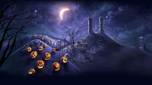 Get Into The Spooky Spirit With This Spooktacular 1920 X 1080 Halloween Image Wallpaper