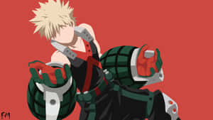 Get Katsuki Bakugou's Aesthetic Desktop Look Wallpaper