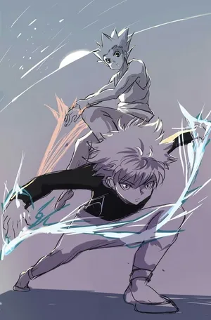 Get Lost In An Immersive Experience With The Killua Phone Wallpaper