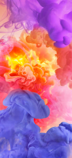 Get Lost In Colorful Smoke Wallpaper