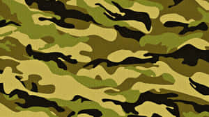 Get Lost In The Woods With The Power Of Green Camo Wallpaper