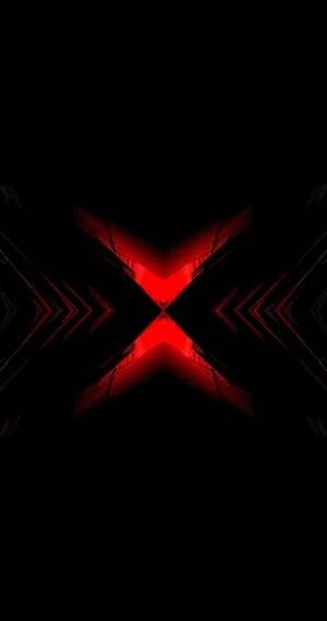 Get Lost Into The Depths Of This Red And Black Fractal Art Wallpaper