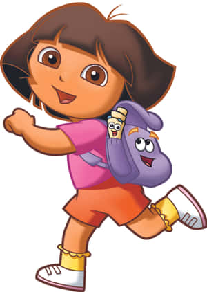 Get Outdoors With Funny Dora Wallpaper