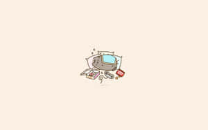 Get Productive And Stay Cute With The 'pusheen Pc'! Wallpaper