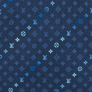 Get Ready For A Night On The Town In Classic Style With Louis Vuitton Blue Wallpaper