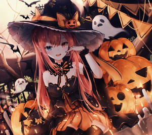 Get Ready For A Spook-tacular Anime Halloween! Wallpaper