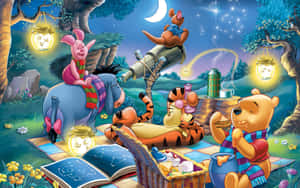 Get Ready For A Spook-tastic Halloween With Winnie The Pooh! Wallpaper