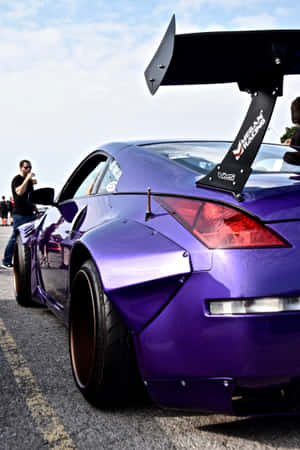 Get Ready For A Thrilling Drive In The Nissan 350z Wallpaper