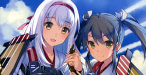 Get Ready For Action On The High Seas With Kantai Collection Wallpaper