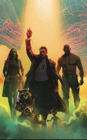 Get Ready For Adventure With Guardians Of The Galaxy 2 Wallpaper
