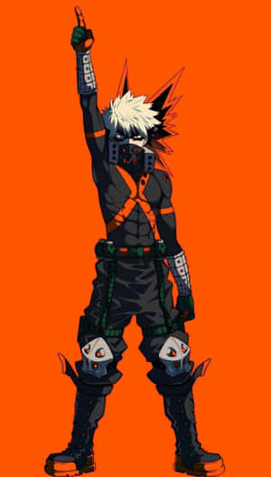 Get Ready For Amazing Technology With The New Bakugo Phone Wallpaper