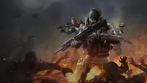Get Ready For An Action-packed Experience In Call Of Duty 2020 Wallpaper