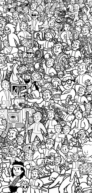 Get Ready For An Adventure With Vault-boy! Wallpaper