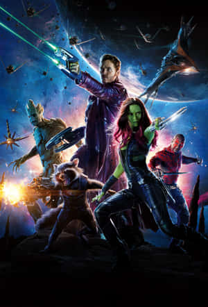 Get Ready For An Epic Adventure With The Guardians Of The Galaxy 2 Wallpaper