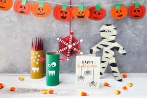 Get Ready For Halloween With Haunted Decorations And Props Wallpaper