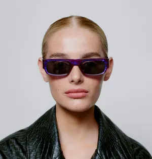 Get Ready For Summer In These Chic And Stylish Purple Sunglasses Wallpaper