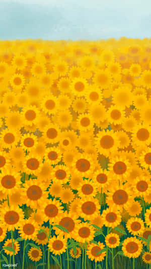 Get Ready For Summer With A Brand New Sunflower Phone! Wallpaper