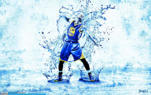 Get Ready For The Big Game With The Blue Basketball Wallpaper