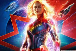 Get Ready For The Exciting Return Of Captain Marvel Wallpaper