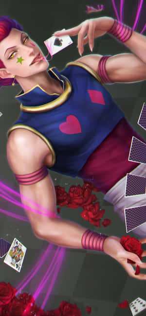 Get Ready For The Fun And Games With Hisoka Iphone Wallpaper