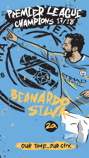 Get Ready For The Match With The Man City Iphone Wallpaper